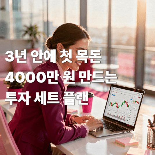 3년 안에 첫 목돈 4000만 원 만드는 투자 세트 플랜
