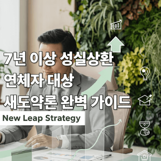 7년 이상 성실상환 연체자 대상 새도약론 완벽 가이드