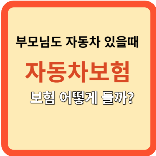 자동차 보험: 가족 한정 vs 개인 명의 어떤 선택이 유리할까?