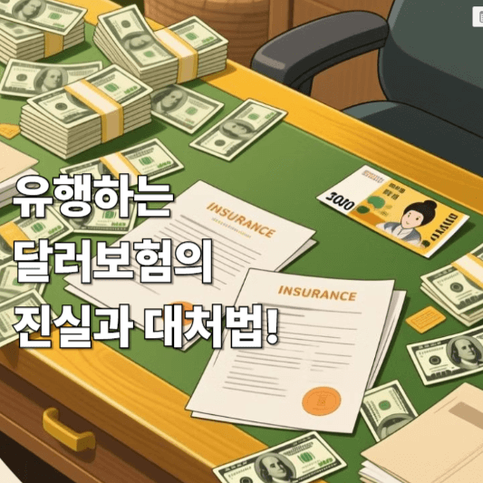 유행하는 달러보험의 진실과 대처법!