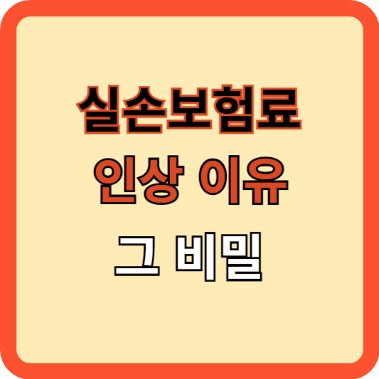 실손보험 인상 이유와 그 비밀