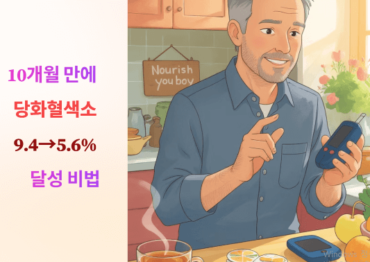 간암 9.12cm/당화혈색소 9.4 &rarr; 5.6 극복기 4편(10개월 만에 당화혈색소 5.6% 달성 비법)