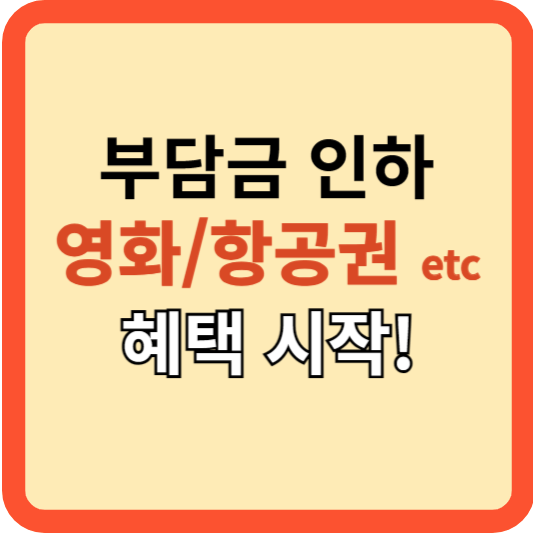 부담금(영화, 항공권 etc) 인하로 호주머니가 가벼워진다?