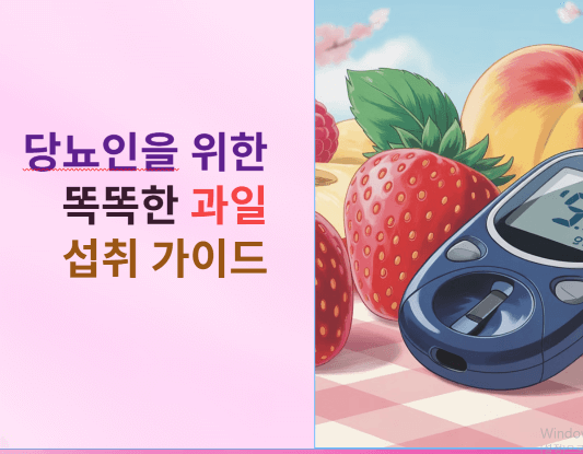 당뇨인도 걱정 없이 먹을 수 있는 과일 Best 4