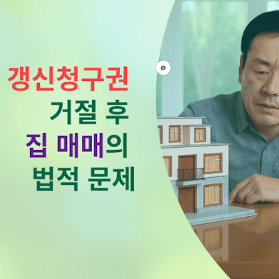 갱신청구권 거절 후 집 매매하면 어찌되나?