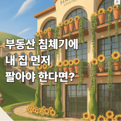 부동산 침체기에 내 집 먼저 팔아야 한다면?