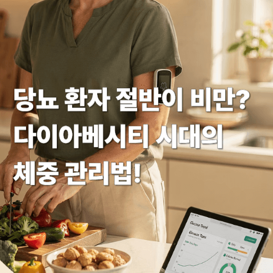 당뇨 환자 절반이 비만? 다이아베시티 시대의 체중 관리법!