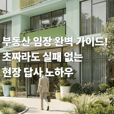 부동산 임장 완벽 가이드: 초짜라도 실패 없는 현장 답사 노하우