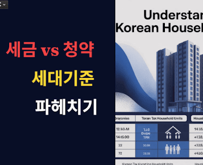 세금 vs 청약, 세대기준 파헤치기