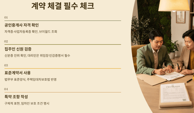 계약 당일 체크해야 할 필수 항목들