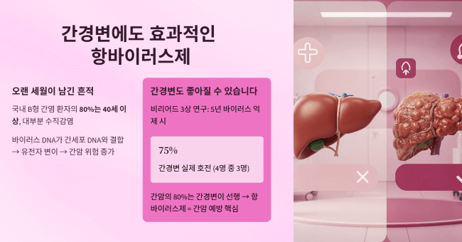 간경변에도 효과적인 항바이러스제