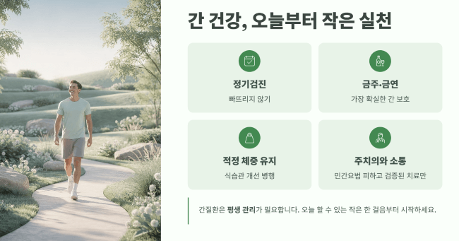 간염환자 주의점