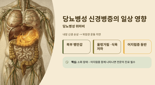 당뇨병성 신경병증이 일상에 미치는 영향