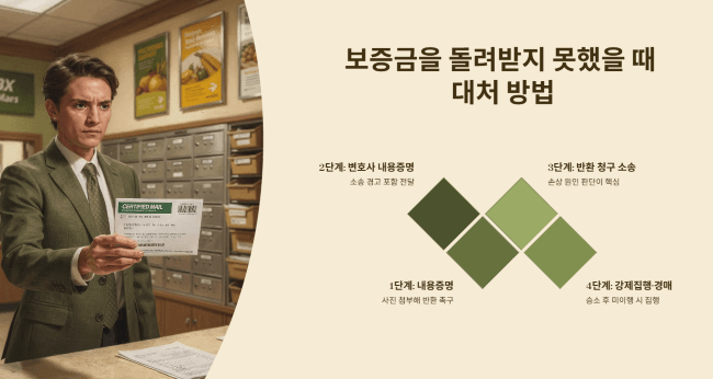 보증금을 돌려받지 못했을 때 대처 방법