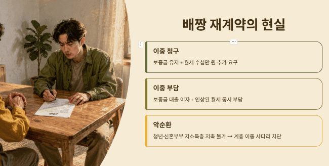세입자를 옥죄는 배짱 재계약의 현실