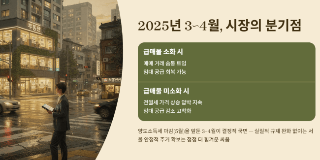 2025년 3~4월, 시장의 운명을 가를 분기점