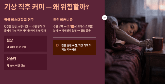 커피 마시는 시간