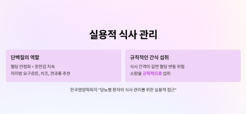 실용적 식사 관리