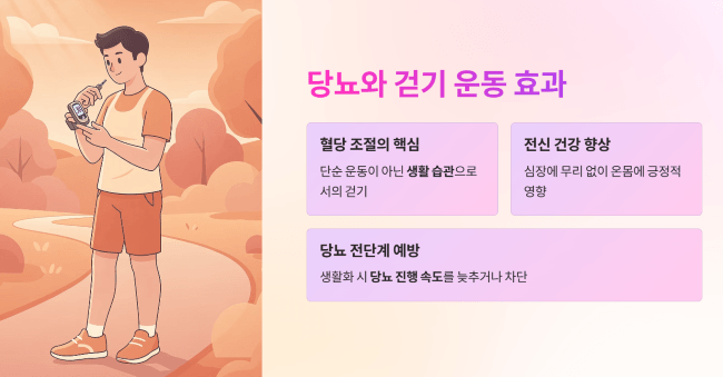 당뇨와 걷기 운동 효과