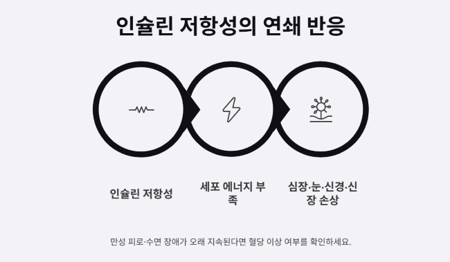 당뇨병의 신체적 영향