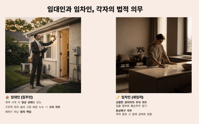 임대인과 임차인, 각자의 법적 의무