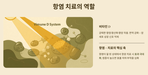 항염 치료의 역할