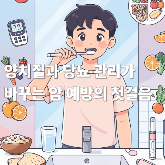 양치질과 당뇨 관리가 바꾸는 암 예방의 첫걸음