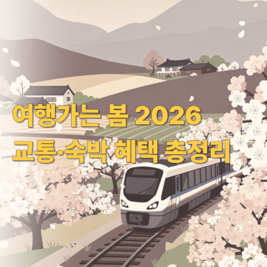 여행가는 봄 2026 교통·숙박 혜택 총정리