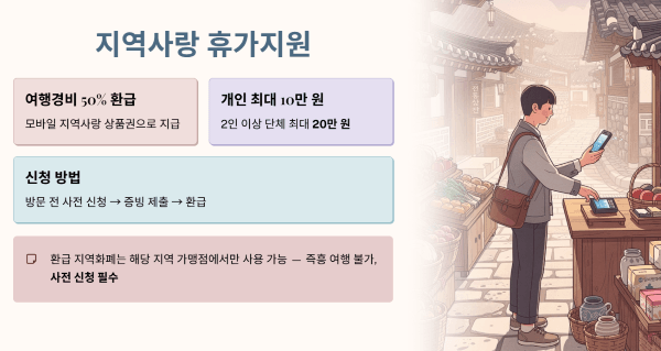 지역사랑 휴가지원으로 여행경비 돌려받기