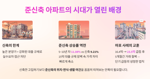 준신축 아파트의 시대가 열린 배경