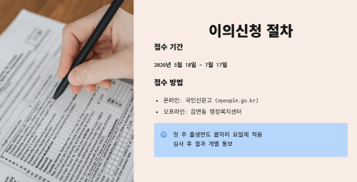 이의신청 절차와 접수 방법