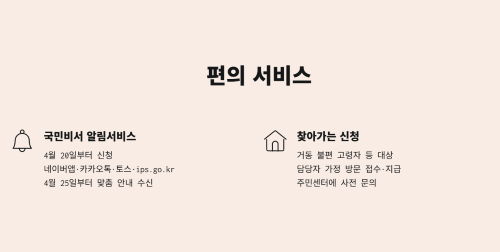 국민비서 알림서비스