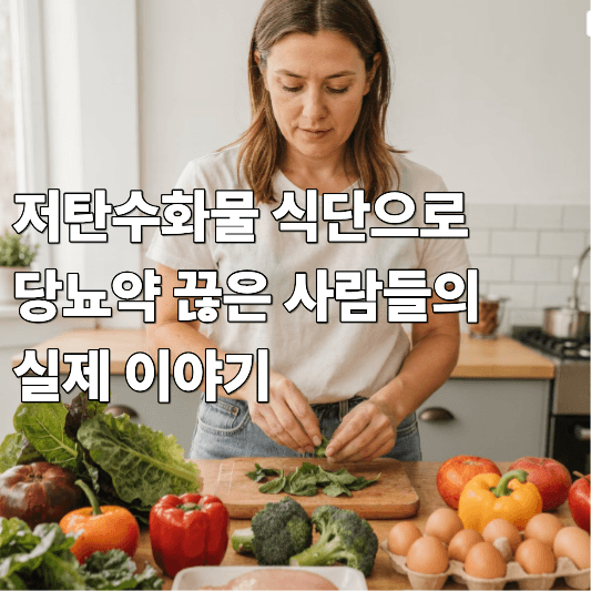 저탄수화물 식단으로 당뇨약 끊은 사람들의 실제 이야기