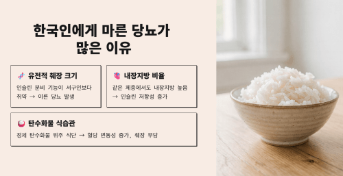 한국인에게 마른 당뇨가 유독 많은 이유