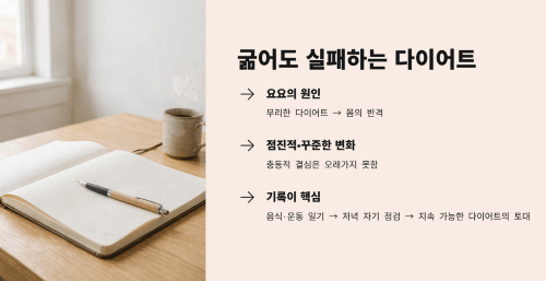 굶어도 실패하는 다이어트
