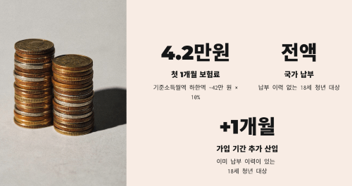 지원 내용과 금액