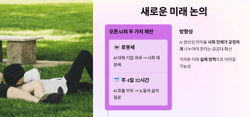 주 4일제와 로봇세