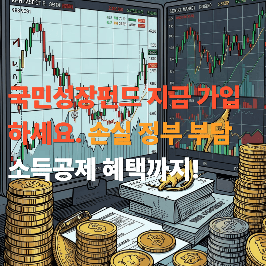 국민성장펀드 지금 가입하세요 손실 정부 부담 소득공제 혜택까지