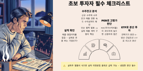 초보 투자자가 반드시 확인해야 할 투자 주의점