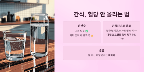 간식, 이렇게 먹으면 혈당이 안 오른다