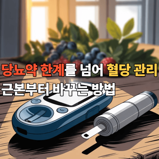 당뇨약 한계를 넘어 혈당 관리 근본부터 바꾸는 방법
