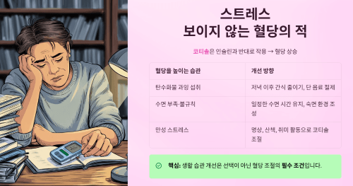 스트레스는 혈당을 올리는 보이지 않는 적