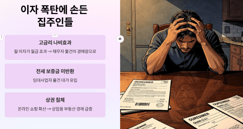 이자 폭탄에 손든 집주인들