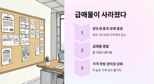 급매물이 자취를 감춘 배경