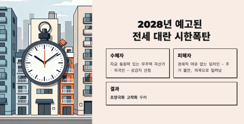 2028년 예고된 전세 대란 시한폭탄