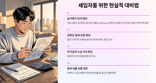 세입자로서 지금 할 수 있는 현실적인 대비법