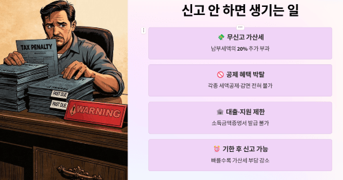 신고 안 하면 생기는 일