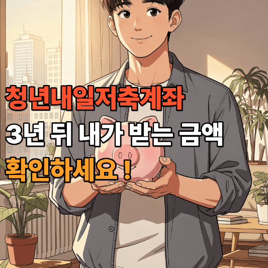 청년내일저축계좌 3년 뒤 내가 받는 금액 확인하세요