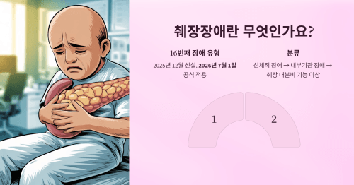 췌장장애란 무엇이고 왜 새로 생겼을까