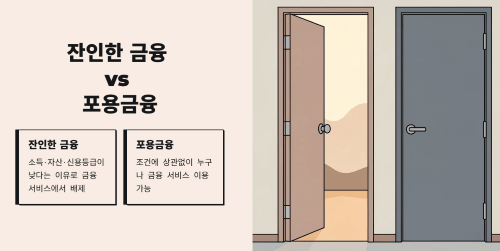 잔인한 금융 vs 포용금융